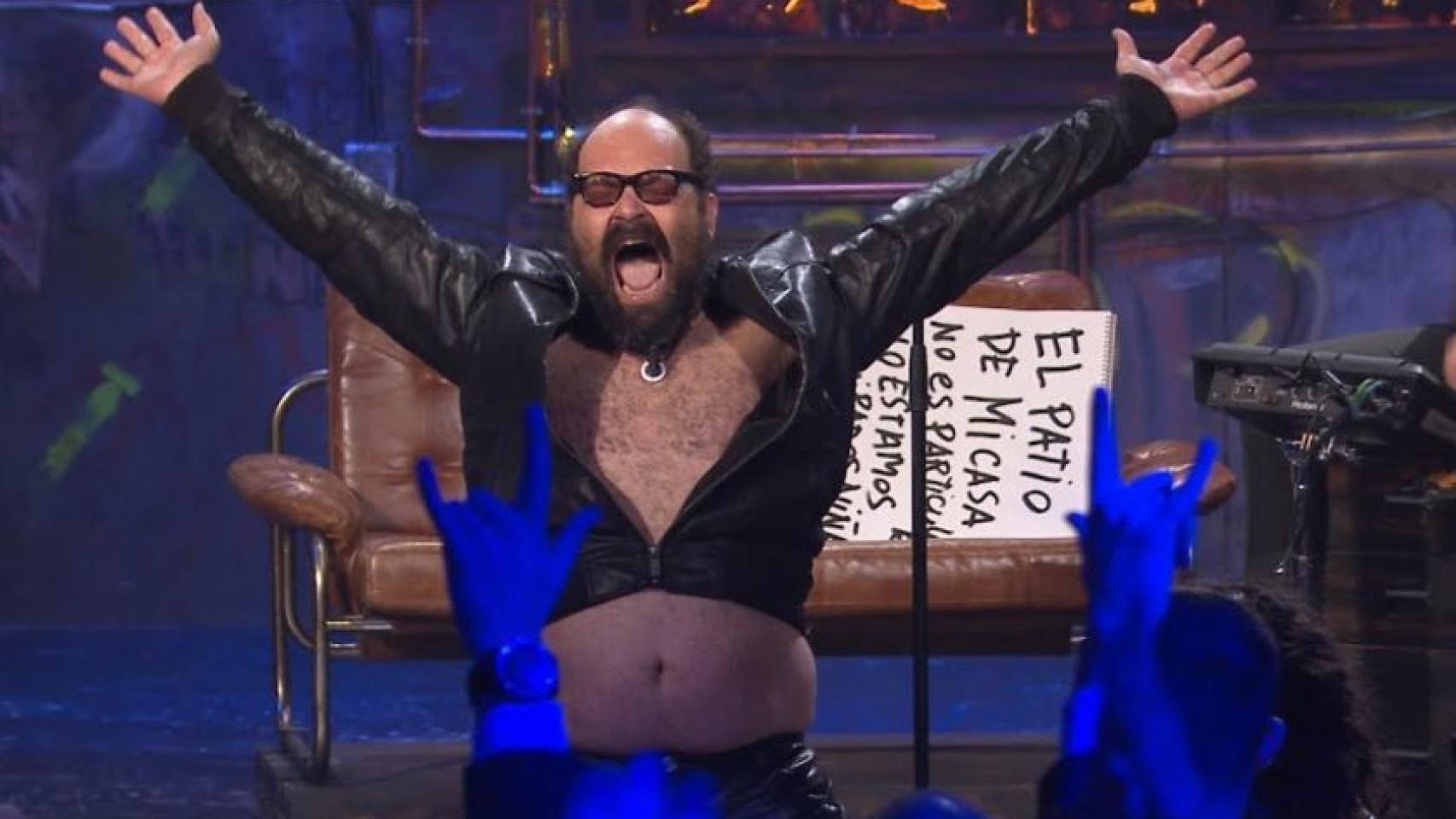 Ignatius Farray en su nueva faceta como músico. En La Resistencia.