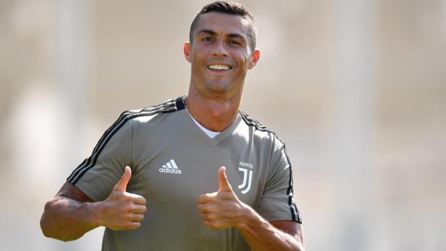 Cristiano se entrena con la Juventus