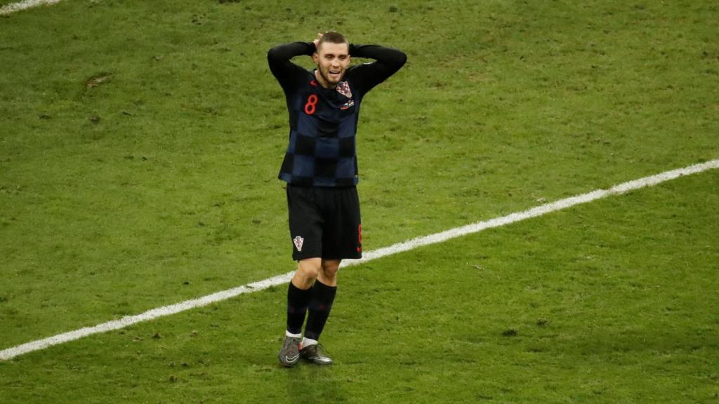 Kovacic se echa las manos a la cabeza en un partido con Croacia