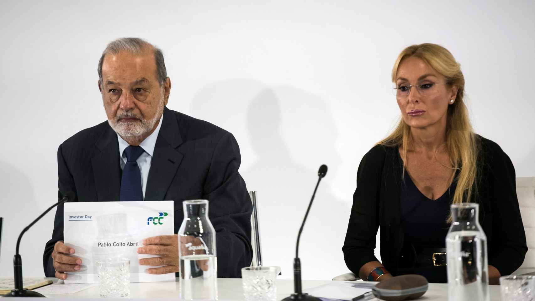 Carlos Slim y Esther Alcocer Koplowitz.