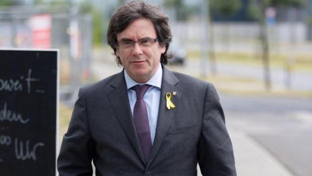 Imagen de Carles Puigdemont en Alemania.