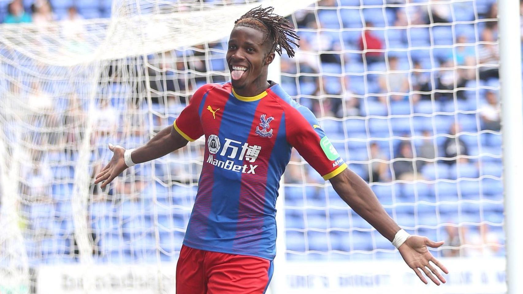 Zaha en un partido con el Crystal Palace