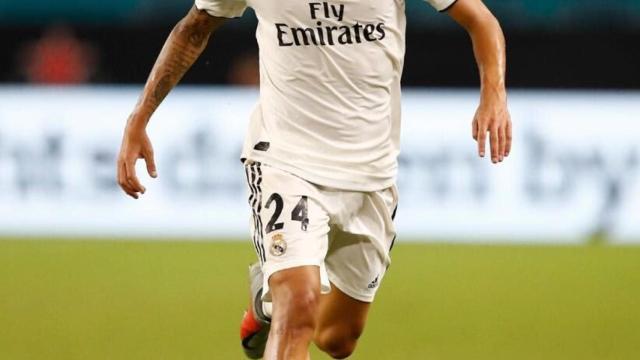 Dani Ceballos, en un partido del Real Madrid