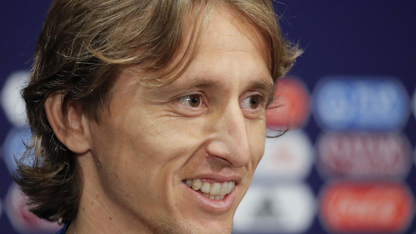 Luka Modric durante el Mundial de Rusia.