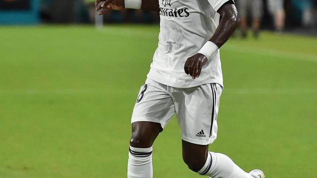 Vinicius, ante el Manchester United