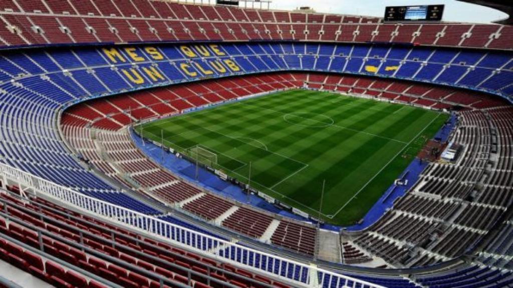 El Camp Nou.