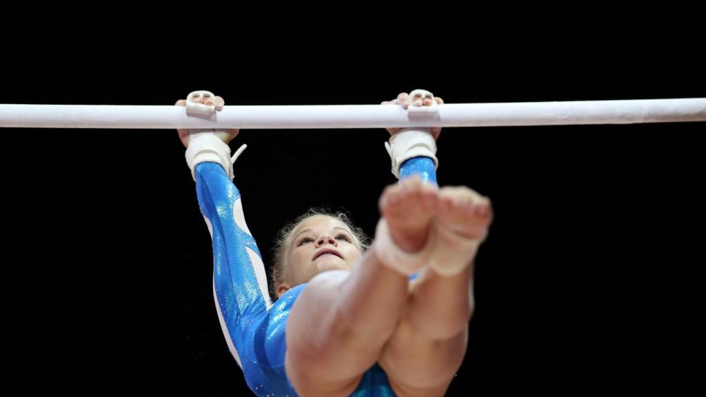 La finlandesa Ennie Kettunen durante una prueba. Foto: REUTERS