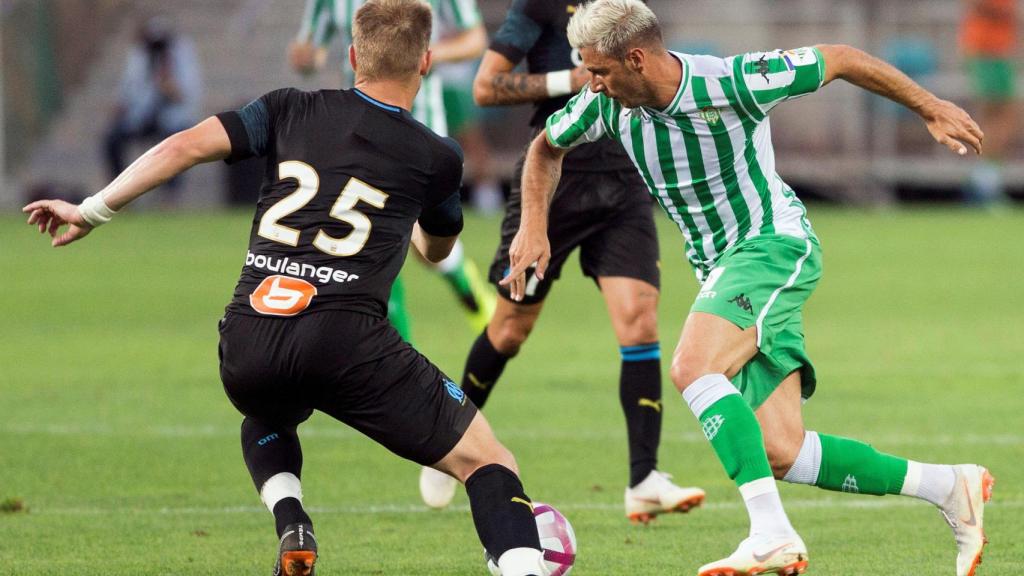 Joaquín, durante un partido de la pretemporada