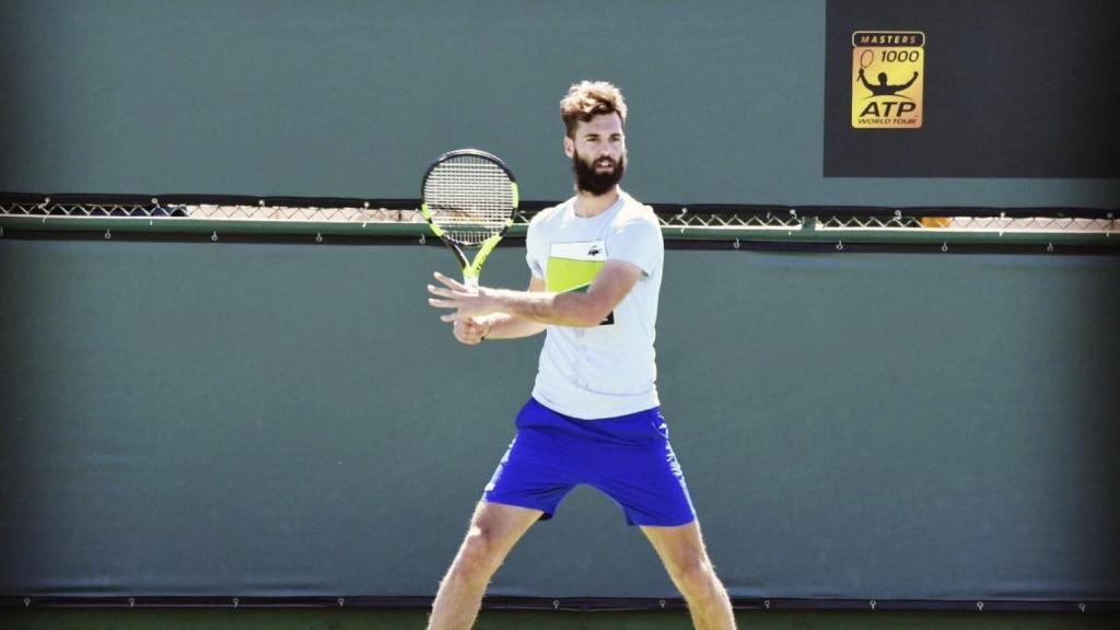 Benoit Paire durante un torneo. Foto: Twitter (@benoitpaire)