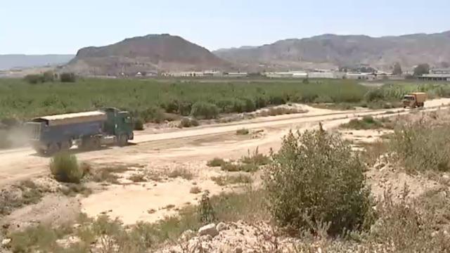 Obras en la autovía del Reguerón, Murcia, donde tuvo lugar el suceso.