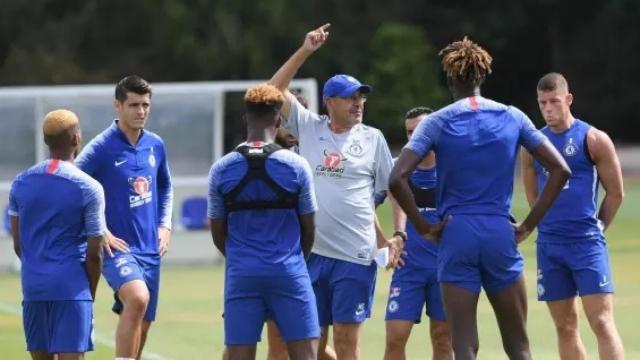 Entrenamiento del Chelsea. Foto: chelseafc.com