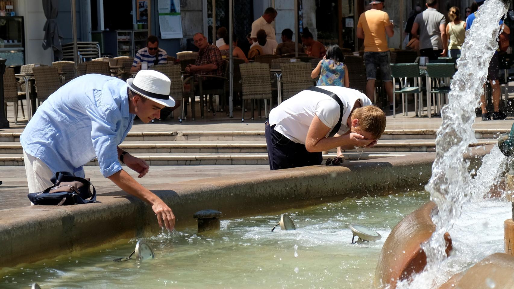 Ola de calor en España.