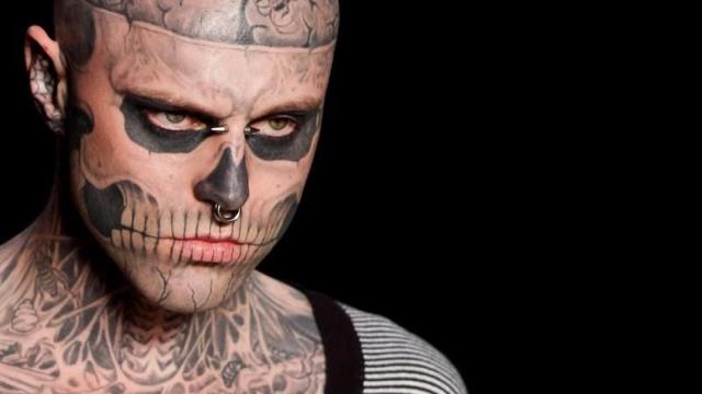 Rick Genest, conocido como 'Zombie Boy'.