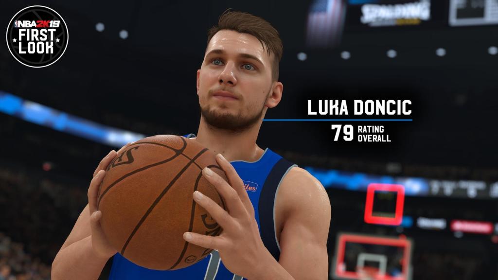 Luka Doncic en su versión virtual del 2K19.