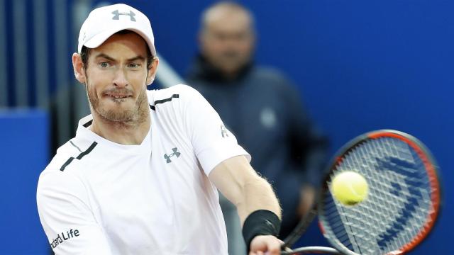 Andy Murray durante un torneo. Foto: EFE