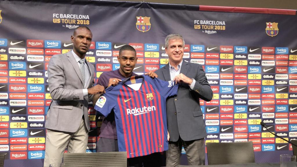 Malcom, presentado con el Barça