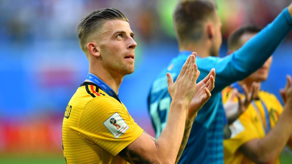 Alderweireld durante un partido con Bélgica