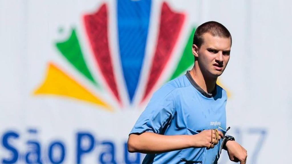 Igor Monteiro durante un partido. Foto: Comité Paralímpico Brasileño