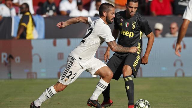 Isco, marchándose de un rival.