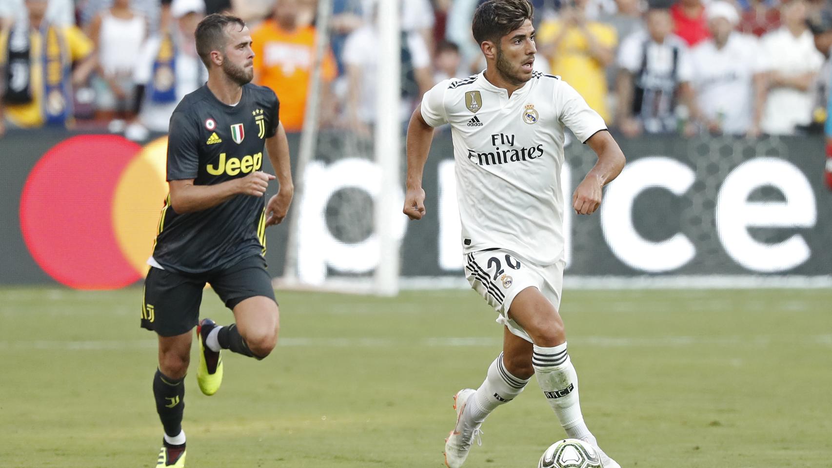 Asensio, durante el partido ante la Juventus.