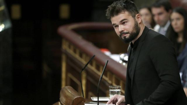 Gabriel Rufián, diputado de ERC.