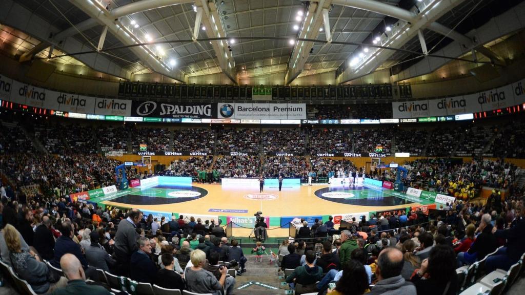 Vista del Olímpico de Badalona, pabellón del Joventut. Foto: www.penya.com