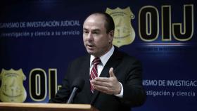 El director del Organismo de Investigación Judicial (OIJ) de Costa Rica, Walter Espinoza.