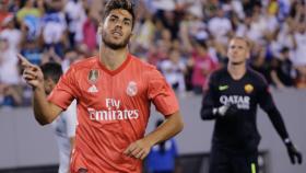 Marco Asensio, celebrando un gol