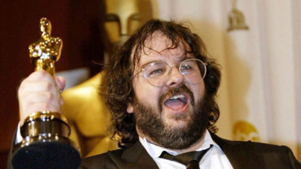 Peter Jackson con su Oscar.