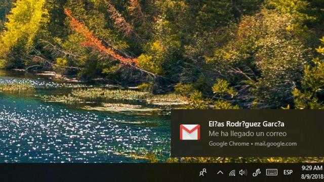 notificaciones windows 10 google chrome