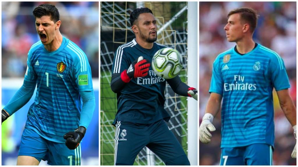 Courtois, Keylor y Lunin