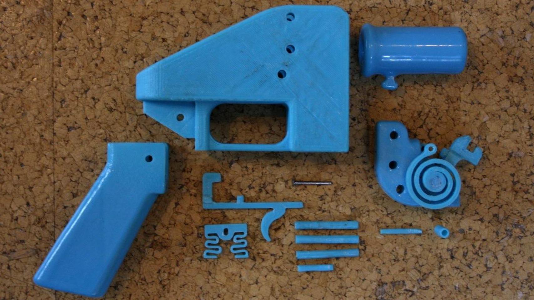 pistola impresa en 3d