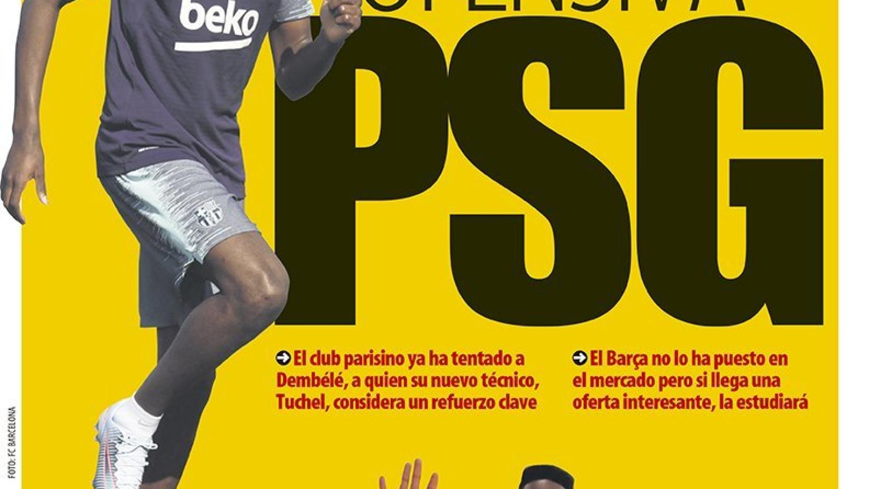 Portada diario Mundo Deportivo (11/08/2018)