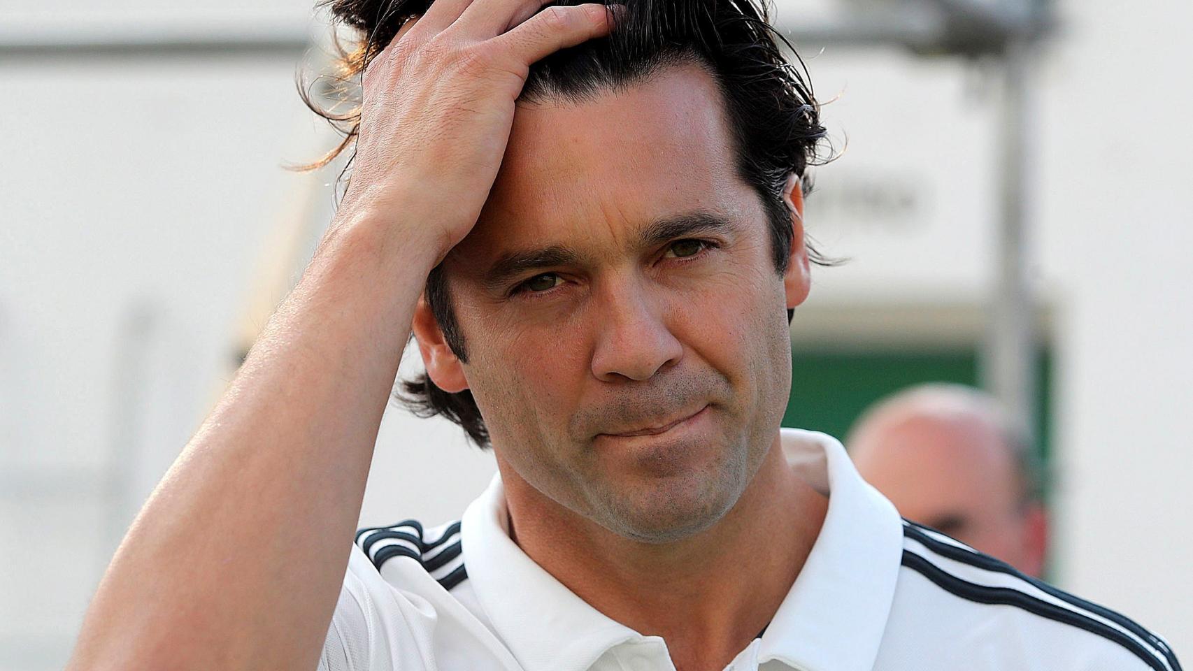 Solari, durante el Numancia - RM Castilla