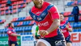 Louis Fajfrowski, durante un partido de rugby. Instagram: louisdeez