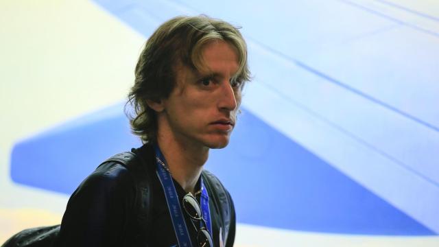 Luka Modric, con la selección croata.