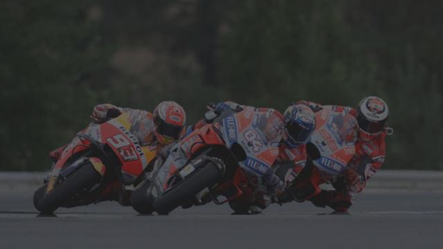 Marquez, Dovizioso y Jorge Lorenzo