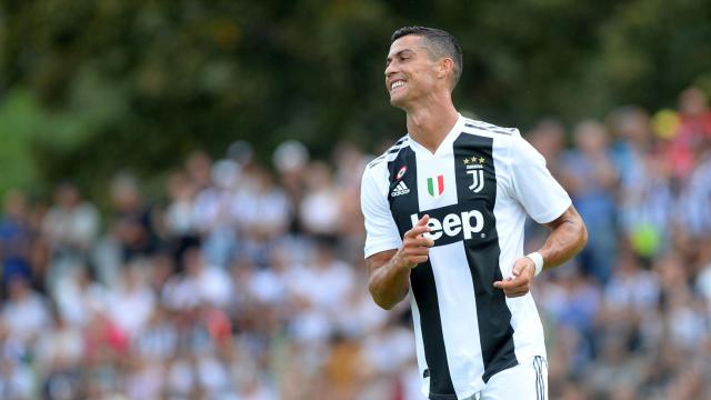 Cristiano Ronaldo, durante un partido con la Juventus