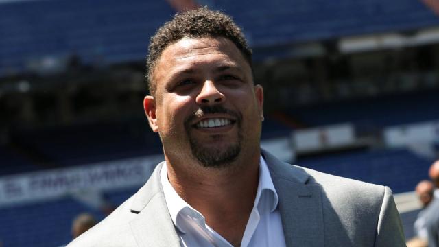 Ronaldo Nazario en el Santiago Bernabéu