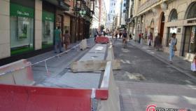 obras calle regalado peatonal valladolid 1