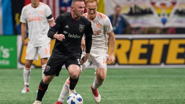 Rooney, en un partido con el DC United.