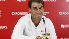 Nadal, durante una rueda de prensa en Toronto.