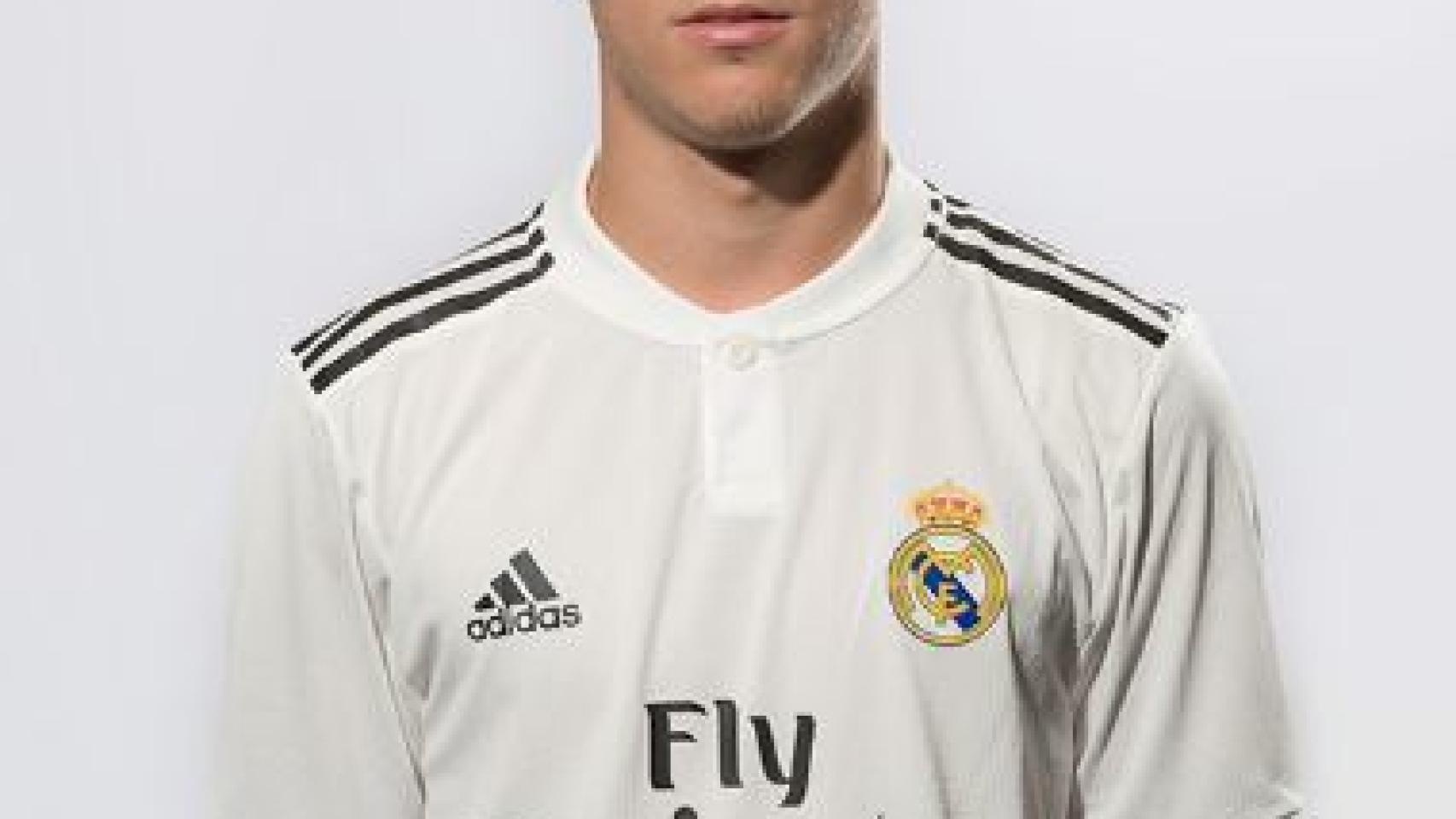 Alberto, jugador del Real Madrid Castilla