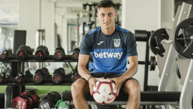 Óscar Rodríguez, cedido al Leganés. Foto: cdleganes.com