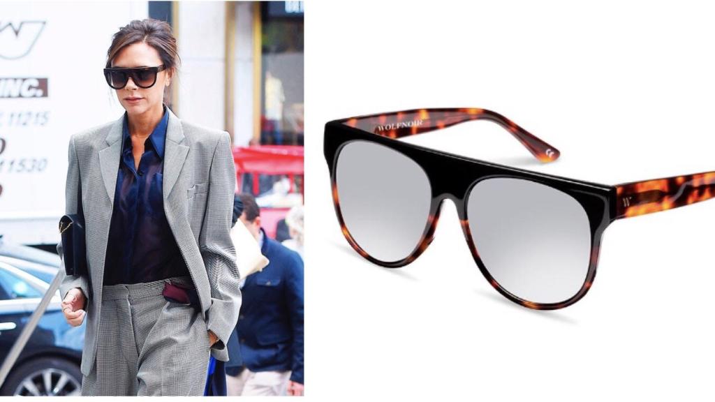 El modelo de 'Wolfnoir' muy similar a las gafas de sol de Victoria Beckham.