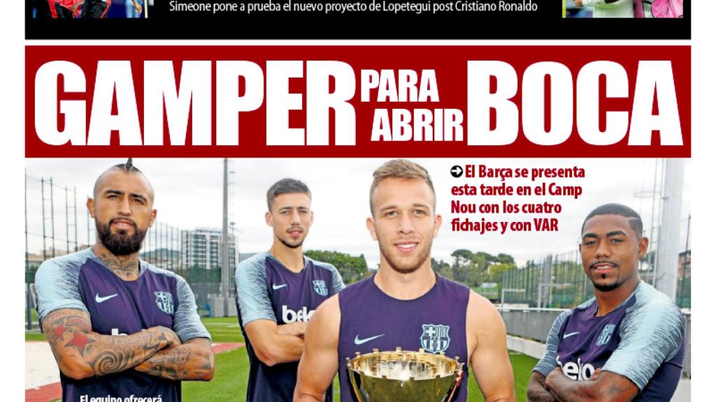 Portada de Mundo Deportivo (15/08/2018)