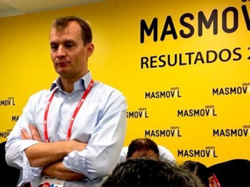 El consejero delegado de MásMóvil, Meinrad Spenger, en el Mobile World Congress de Barcelona.