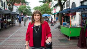 Christine Hallquist, la candidata demócrata en Vermont.