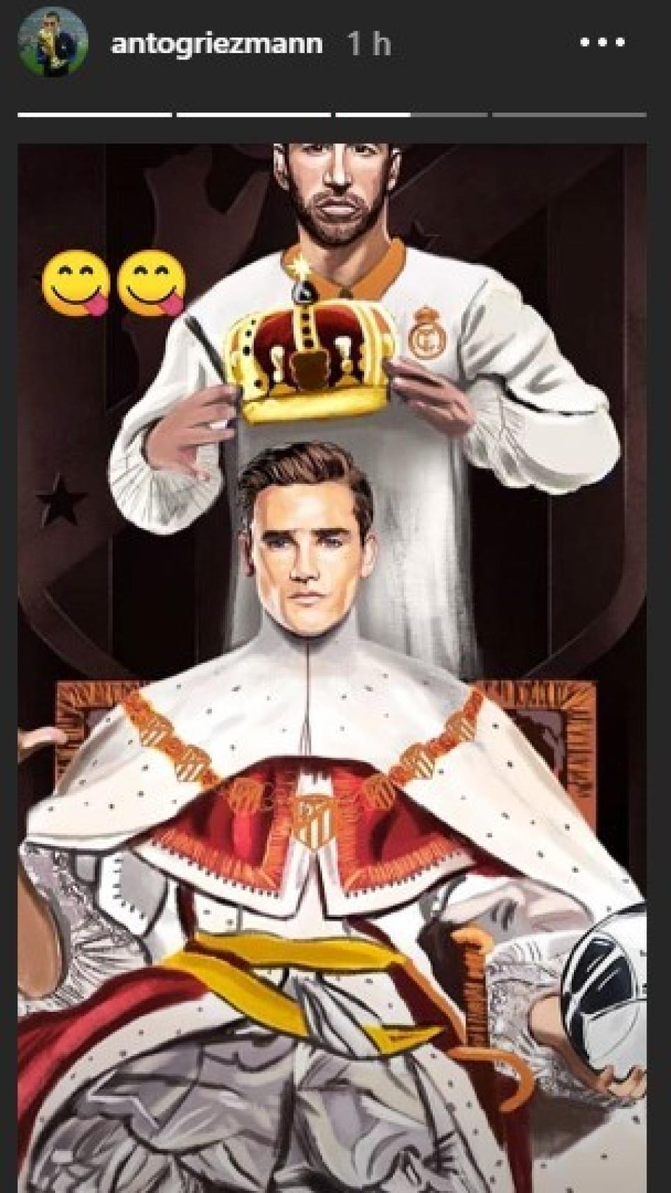 Instagram Stories de Griezmann