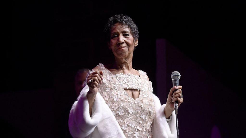 Aretha en la Fundación contra el SIDA en Nueva York en 2017.